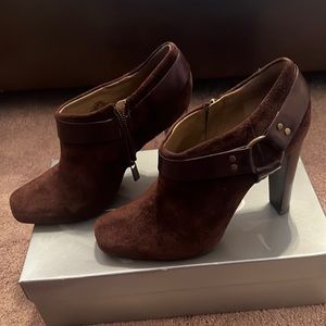 Brand new with box brown suede Jessica Simpson ankle booties